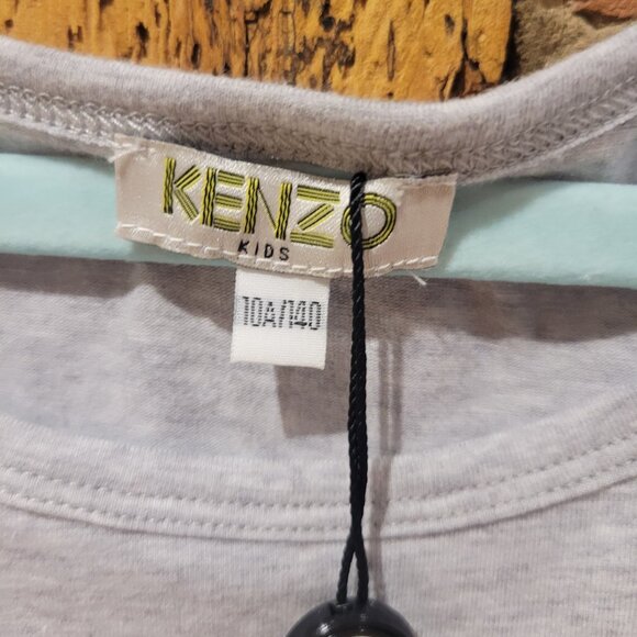 Kenzo T-shirt Dress with soft flared skirt / 10 US or 140 EU - Picture 7 of 8